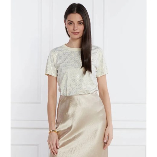 Pinko T-shirt QUENTIN | Regular Fit ze sklepu Gomez Fashion Store w kategorii Bluzki damskie - zdjęcie 184326467