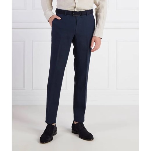 Oscar Jacobson Lniane spodnie | Regular Fit ze sklepu Gomez Fashion Store w kategorii Spodnie męskie - zdjęcie 184326496