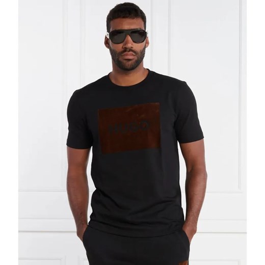 HUGO T-shirt Dulive | Regular Fit ze sklepu Gomez Fashion Store w kategorii T-shirty męskie - zdjęcie 184326505
