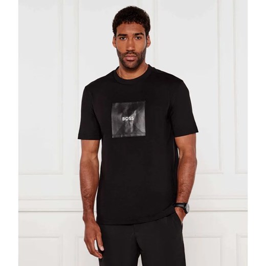 BOSS GREEN T-shirt Logo Rib | Regular Fit ze sklepu Gomez Fashion Store w kategorii T-shirty męskie - zdjęcie 184326549