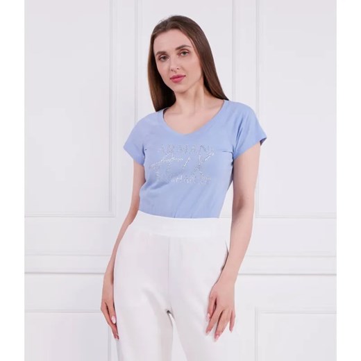 Armani Exchange T-shirt | Regular Fit ze sklepu Gomez Fashion Store w kategorii Bluzki damskie - zdjęcie 184326557