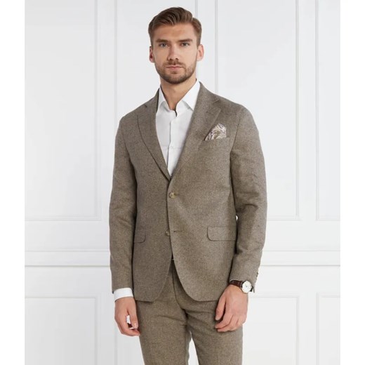 Oscar Jacobson Wełniana marynarka Fogerty | Regular Fit ze sklepu Gomez Fashion Store w kategorii Marynarki męskie - zdjęcie 184326559