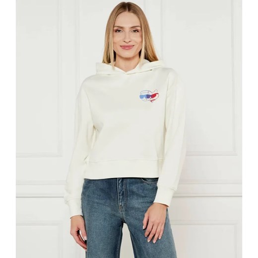 Karl Lagerfeld Bluza IKON | Cropped Fit ze sklepu Gomez Fashion Store w kategorii Bluzy damskie - zdjęcie 184326638