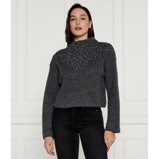 Liu Jo Sweter | Regular Fit | z dodatkiem wełny ze sklepu Gomez Fashion Store w kategorii Swetry damskie - zdjęcie 184326665