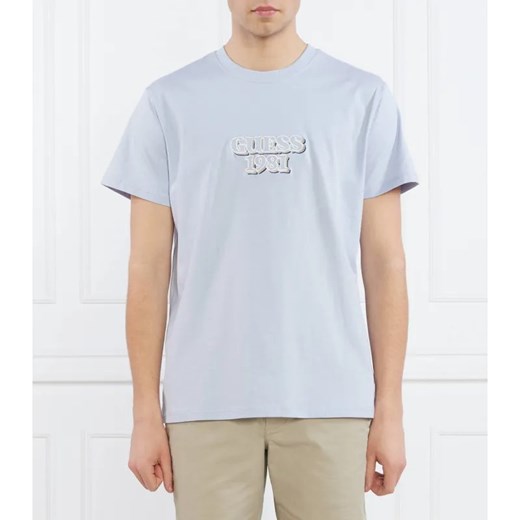 GUESS T-shirt SS CN GUESS EMBRO BO | Regular Fit ze sklepu Gomez Fashion Store w kategorii T-shirty męskie - zdjęcie 184326765