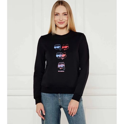 Karl Lagerfeld Bluza IKON | Regular Fit ze sklepu Gomez Fashion Store w kategorii Bluzy damskie - zdjęcie 184326789