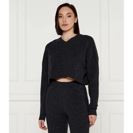TWINSET Wełniany sweter | Cropped Fit ze sklepu Gomez Fashion Store w kategorii Swetry damskie - zdjęcie 184326795