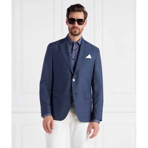 Oscar Jacobson Wełniana marynarka Fogerty | Regular Fit ze sklepu Gomez Fashion Store w kategorii Marynarki męskie - zdjęcie 184326805