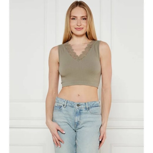 GUESS Top RAQUEL | Cropped Fit ze sklepu Gomez Fashion Store w kategorii Bluzki damskie - zdjęcie 184326827