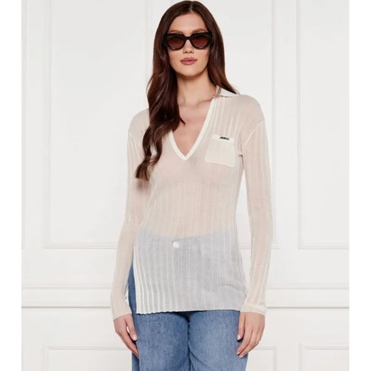 Pinko Bluzka | Slim Fit ze sklepu Gomez Fashion Store w kategorii Bluzki damskie - zdjęcie 184326829