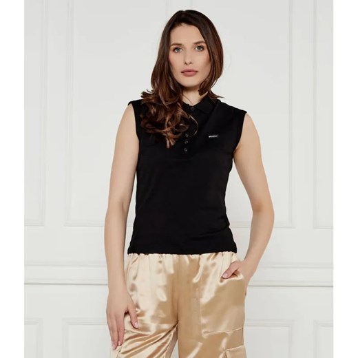 Guess Jeans Polo COLLAR | Slim Fit ze sklepu Gomez Fashion Store w kategorii Bluzki damskie - zdjęcie 184326859