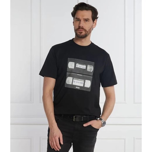 BOSS ORANGE T-shirt TeRetroLeo | Relaxed fit ze sklepu Gomez Fashion Store w kategorii T-shirty męskie - zdjęcie 184326899