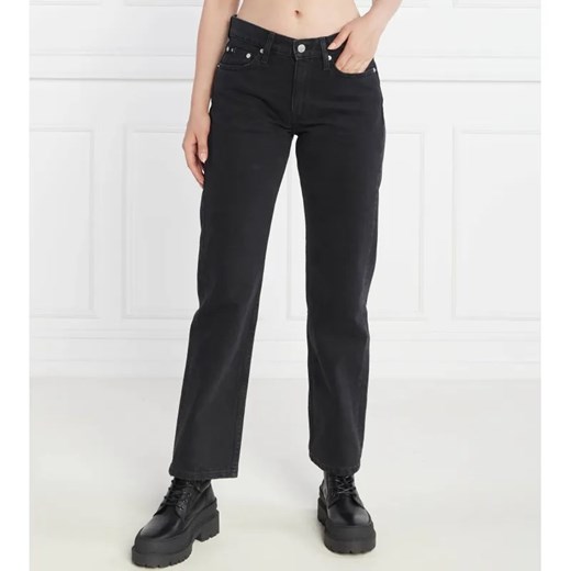 Calvin Klein Jeans Jeansy | Straight fit | low rise ze sklepu Gomez Fashion Store w kategorii Jeansy damskie - zdjęcie 184326925