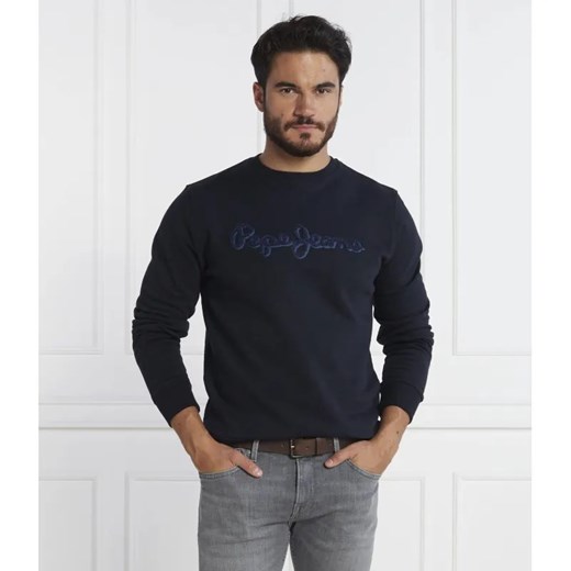 Pepe Jeans London Bluza RYAN CREW | Regular Fit ze sklepu Gomez Fashion Store w kategorii Bluzy męskie - zdjęcie 184326995