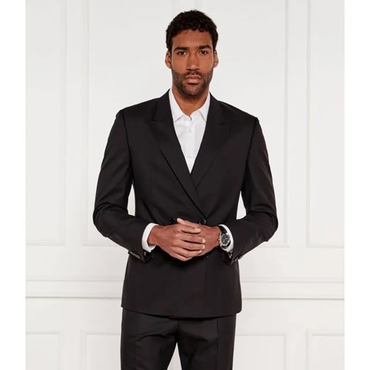 HUGO Wełniana marynarka Henry244F1X | Slim Fit ze sklepu Gomez Fashion Store w kategorii Marynarki męskie - zdjęcie 184327065