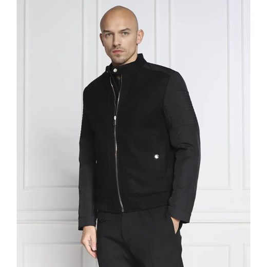 Les Hommes Wełniana kurtka | Regular Fit ze sklepu Gomez Fashion Store w kategorii Kurtki męskie - zdjęcie 184327077