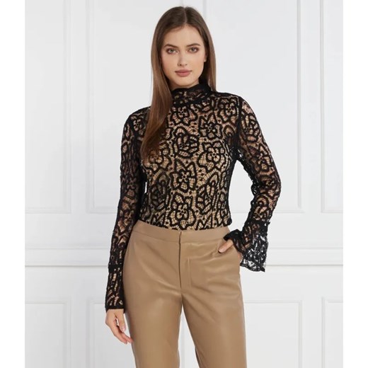 TWINSET Bluzka 2w1 | Slim Fit | z dodatkiem wełny ze sklepu Gomez Fashion Store w kategorii Bluzki damskie - zdjęcie 184327107