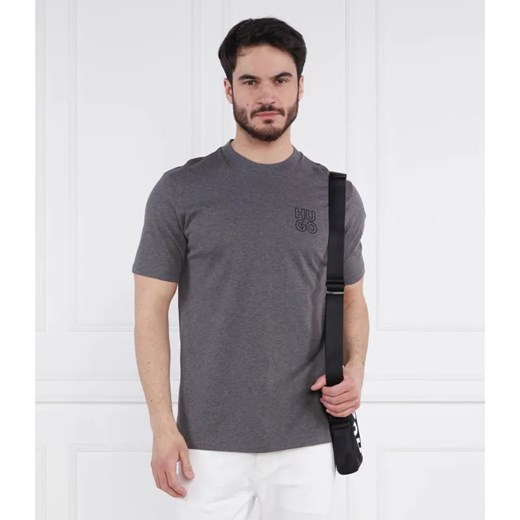 HUGO T-shirt Daiman | Regular Fit ze sklepu Gomez Fashion Store w kategorii T-shirty męskie - zdjęcie 184327148