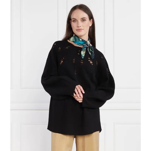 Liviana Conti Wełniany sweter | Oversize fit ze sklepu Gomez Fashion Store w kategorii Swetry damskie - zdjęcie 184327168