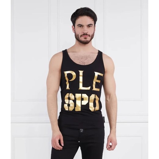 Plein Sport Tank top | Regular Fit ze sklepu Gomez Fashion Store w kategorii T-shirty męskie - zdjęcie 184327175