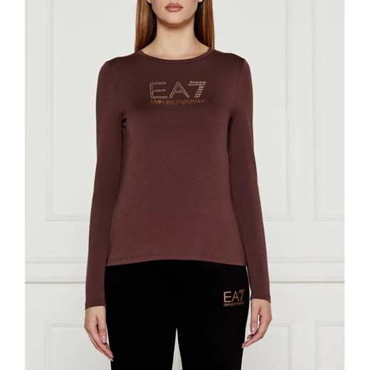 EA7 Bluzka | Regular Fit ze sklepu Gomez Fashion Store w kategorii Bluzki damskie - zdjęcie 184327189