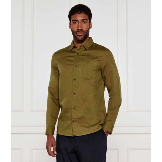 Calvin Klein Lniana koszula | Regular Fit ze sklepu Gomez Fashion Store w kategorii Koszule męskie - zdjęcie 184327239