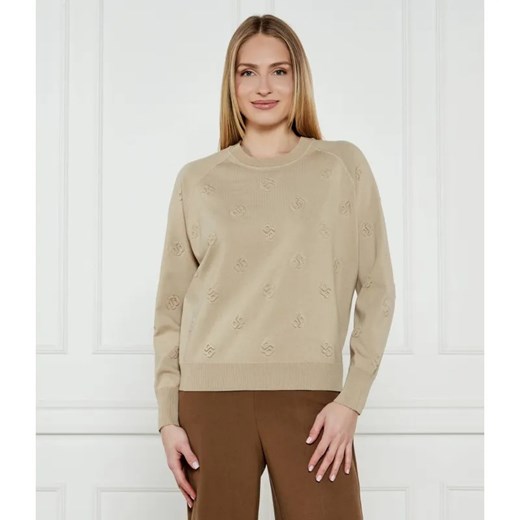 BOSS BLACK Wełniany sweter Furbani | Regular Fit ze sklepu Gomez Fashion Store w kategorii Swetry damskie - zdjęcie 184327275