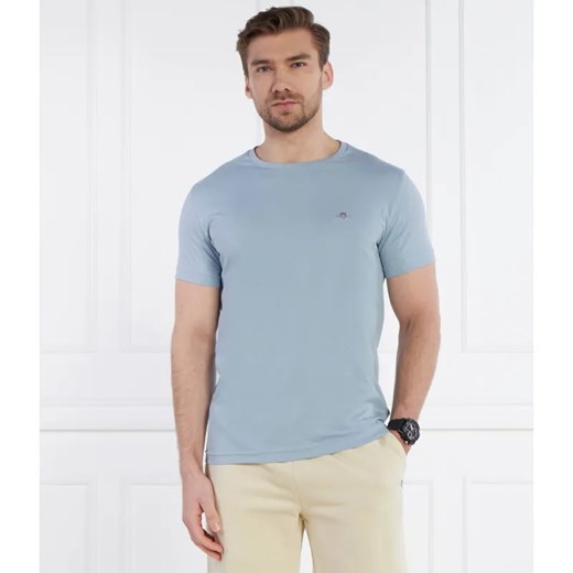 Gant T-shirt SHIELD | Slim Fit ze sklepu Gomez Fashion Store w kategorii T-shirty męskie - zdjęcie 184327279