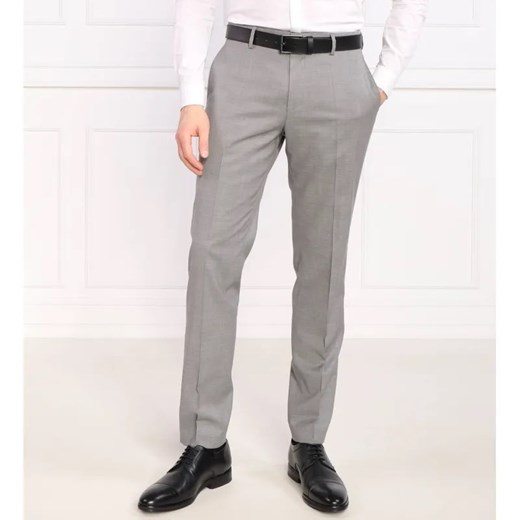 BOSS BLACK Wełniane spodnie H-Genius-MM-224 | Slim Fit 58 okazyjna cena Gomez Fashion Store