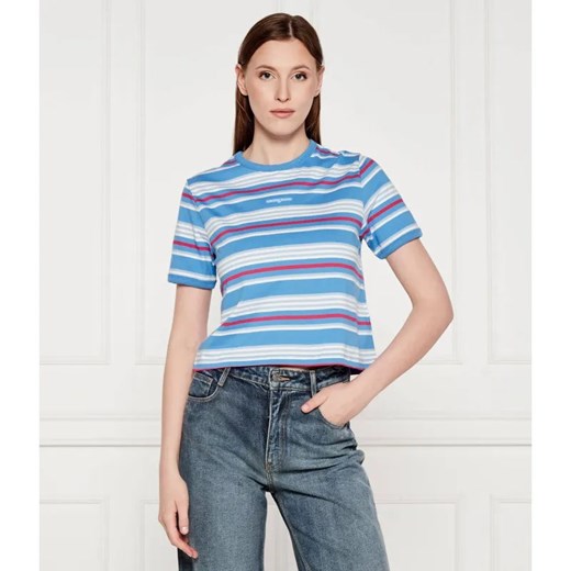 Tommy Jeans T-shirt | Regular Fit ze sklepu Gomez Fashion Store w kategorii Bluzki damskie - zdjęcie 184327357