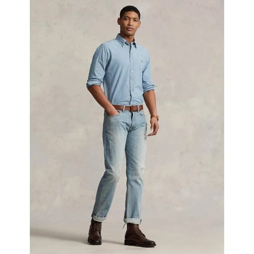 POLO RALPH LAUREN Koszula | Custom fit | denim ze sklepu Gomez Fashion Store w kategorii Koszule męskie - zdjęcie 184327406
