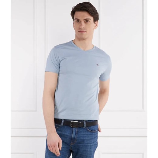 Gant T-shirt sheild | Slim Fit ze sklepu Gomez Fashion Store w kategorii T-shirty męskie - zdjęcie 184327426