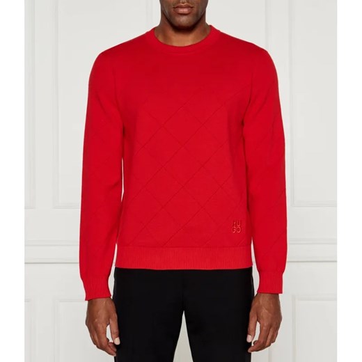 HUGO Sweter Symond | Regular Fit ze sklepu Gomez Fashion Store w kategorii Swetry męskie - zdjęcie 184327439