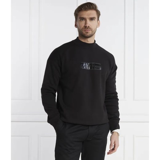 Calvin Klein Bluza FESTIVE LOGO | Regular Fit ze sklepu Gomez Fashion Store w kategorii Bluzy męskie - zdjęcie 184327487