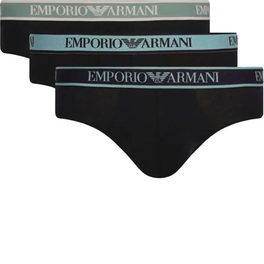 Emporio Armani Slipy 3-pack ze sklepu Gomez Fashion Store w kategorii Majtki męskie - zdjęcie 184327526
