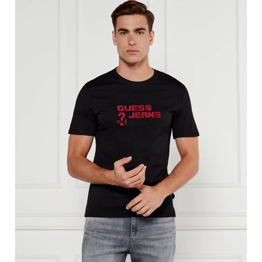 Guess Jeans T-shirt | Slim Fit ze sklepu Gomez Fashion Store w kategorii T-shirty męskie - zdjęcie 184327528