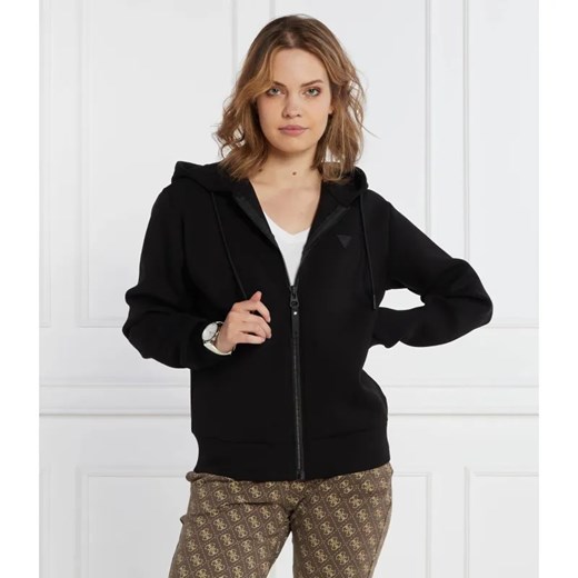 GUESS ACTIVE Bluza ALLIE SCUBA HOODIE ZIP | Regular Fit ze sklepu Gomez Fashion Store w kategorii Bluzy damskie - zdjęcie 184327536