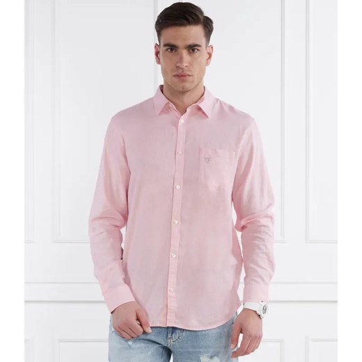 Guess Underwear  Lniana koszula | Regular Fit ze sklepu Gomez Fashion Store w kategorii Koszule męskie - zdjęcie 184327557