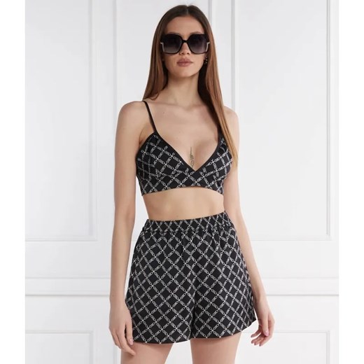 Michael Kors Satynowy top EMPIRE | Cropped Fit ze sklepu Gomez Fashion Store w kategorii Bluzki damskie - zdjęcie 184327606