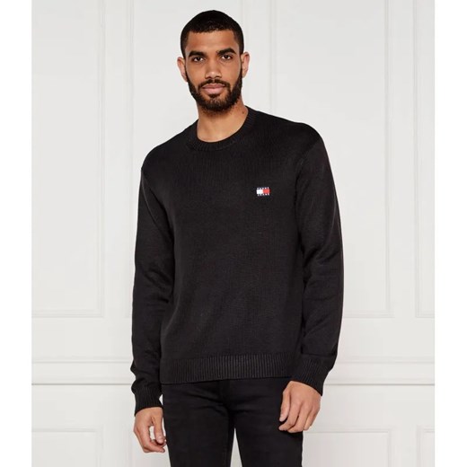 Tommy Jeans Sweter | Regular Fit | z dodatkiem wełny ze sklepu Gomez Fashion Store w kategorii Swetry męskie - zdjęcie 184327657