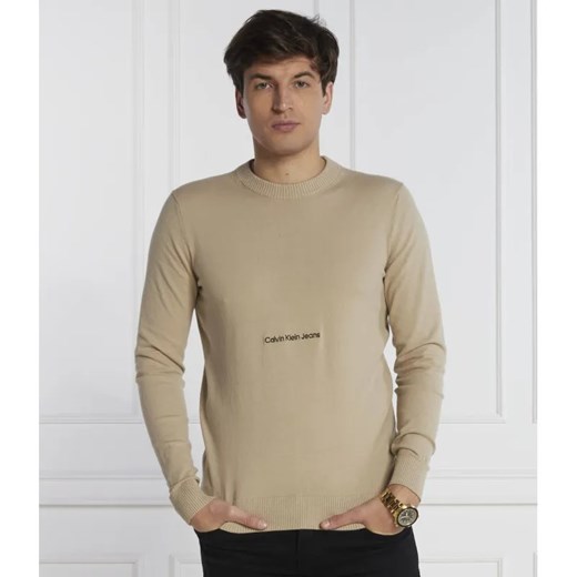 Calvin Klein Jeans Sweter | Regular Fit ze sklepu Gomez Fashion Store w kategorii Swetry męskie - zdjęcie 184327698