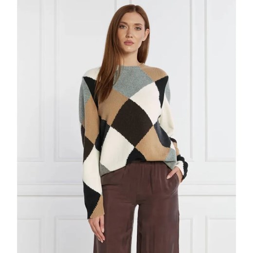 Liviana Conti Sweter | Regular Fit | z dodatkiem kaszmiru ze sklepu Gomez Fashion Store w kategorii Swetry damskie - zdjęcie 184327775