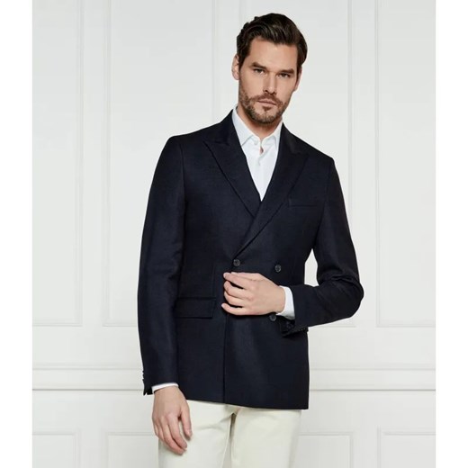 BOSS BLACK Marynarka H-Houston-DB-243 | Slim Fit | z dodatkiem wełny ze sklepu Gomez Fashion Store w kategorii Marynarki męskie - zdjęcie 184327837