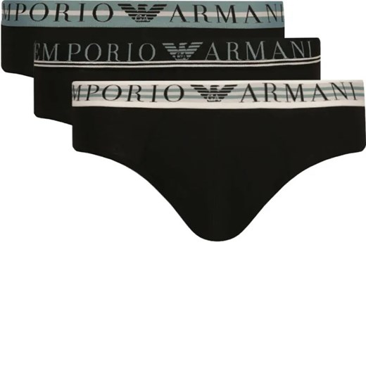 Emporio Armani Slipy 3-pack ze sklepu Gomez Fashion Store w kategorii Majtki męskie - zdjęcie 184327868