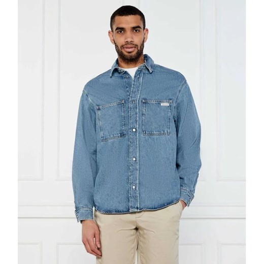 Calvin Klein Jeans Jeansowa koszula | Relaxed fit ze sklepu Gomez Fashion Store w kategorii Koszule męskie - zdjęcie 184327906