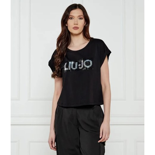 Liu Jo Beachwear T-shirt | Regular Fit ze sklepu Gomez Fashion Store w kategorii Bluzki damskie - zdjęcie 184327907