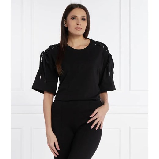 Pinko T-shirt MAVERICK MAGLIA | Relaxed fit ze sklepu Gomez Fashion Store w kategorii Bluzki damskie - zdjęcie 184327959