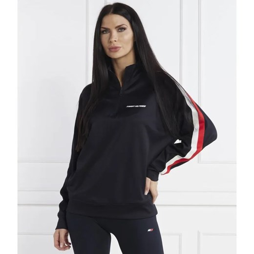 Tommy Sport Bluza GLOBAL STRIPE TAPE | Regular Fit ze sklepu Gomez Fashion Store w kategorii Bluzy damskie - zdjęcie 184327985