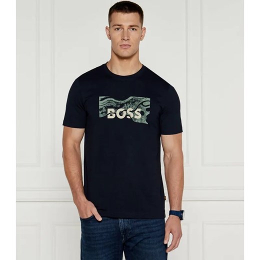BOSS ORANGE T-shirt TE_BUILDING | Regular Fit ze sklepu Gomez Fashion Store w kategorii T-shirty męskie - zdjęcie 184328005