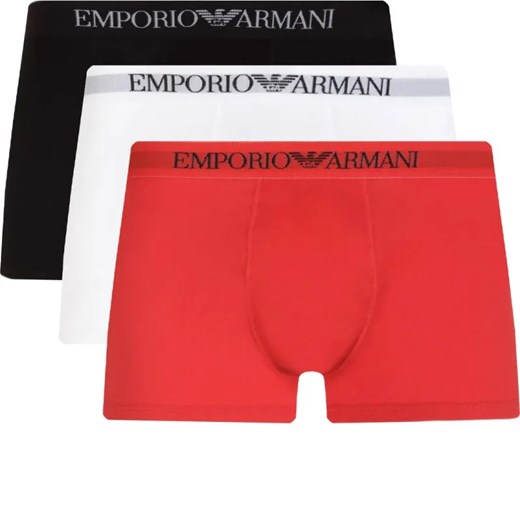 Emporio Armani Bokserki 3-pack ze sklepu Gomez Fashion Store w kategorii Majtki męskie - zdjęcie 184328045